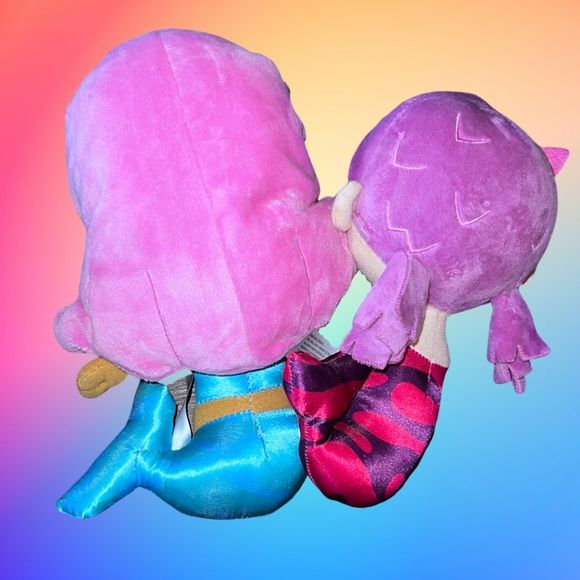 2013 Viacom Molly & Oona Bubble Guppies Plush Mermaid Stuffed Doll 10” - Picture 2 of 3